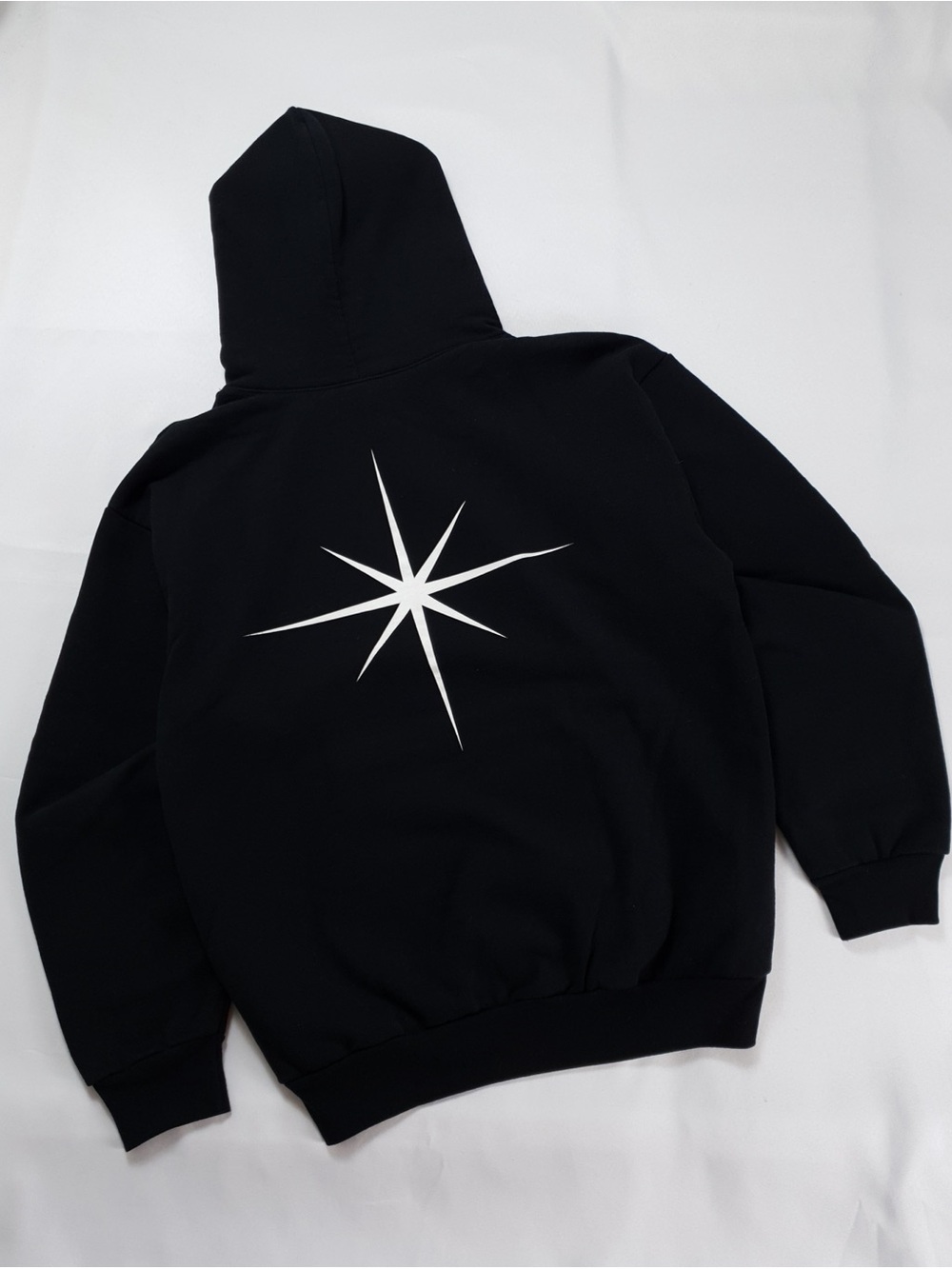 Ay El Ay En Star Logo Hooded Sweatshirt Black Men’s Large Pre-Owned Ships Fast